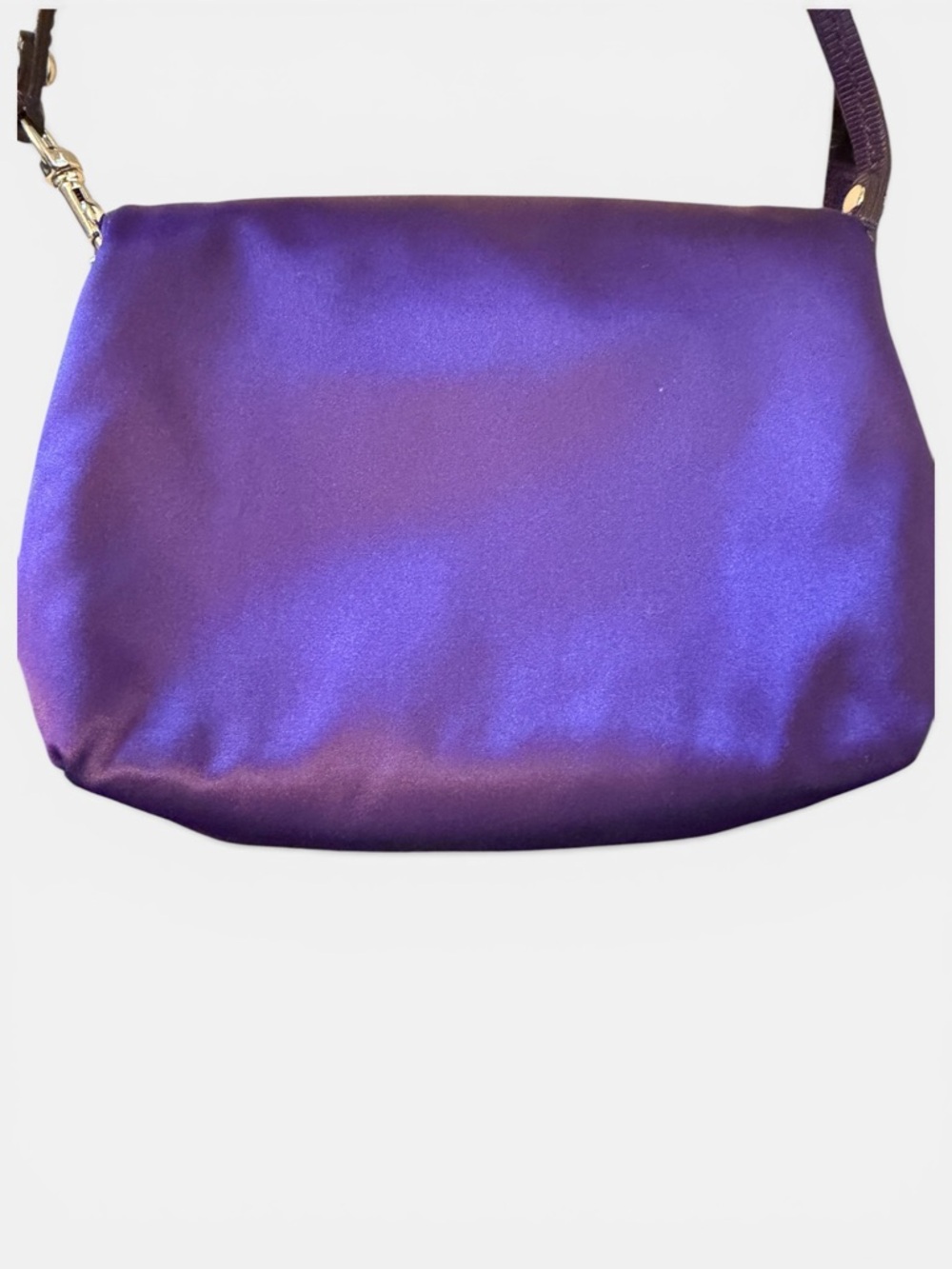 Coach Purple Satin Clutch/Wristlet - Picture 6 of 11